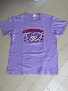 しなこTシャツ　原宿キャラクター パープル　Mサイズ