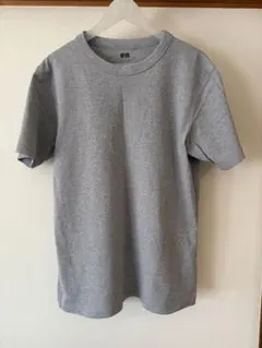 【美品】UNIQLO Tシャツ Lサイズ　着用1度 グレー　ユニクロ　半袖