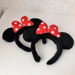東京ディズニーリゾート ミニーマウス カチューシャ 赤いリボン