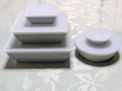 【中古品】Tupperware 重ねうつわ 5個セットのサムネイル
