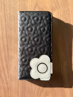 iPhone16promax ケース MARY QUANT 手帳型 フラワー