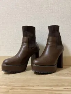 AZUL BY MOUSSY アズールバイマウジー　ソックスヒールブーツ