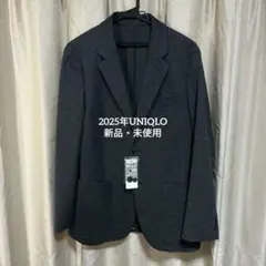 2025年UNIQLO ブラッシュドジャージージャケット M 【新品未使用】
