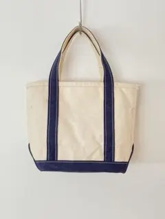 【良品】エルエルビーン ボートアンドトート トートバッグ ネイビー スモール