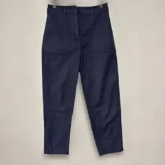 ネイビー ストレートパンツ　coen