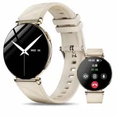 ゴールド T10 スマートウォッチ 超薄型 8mm 軽量 デジタル腕時計