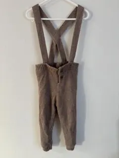 ニットサロペット　サスペンダー付きパンツ 90cm