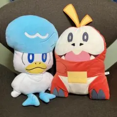 ポケットモンスター　ホゲータ　クワックスぬいぐるみ　クッション　ポケモン