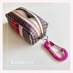 033 ✦ ゴルフボールケース ✦ ボールポーチ ✦ ハンドメイド