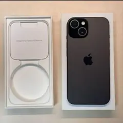 Apple iPhone 15ブラック 本体 + MagSafe充電器