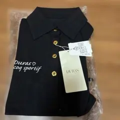 DURAS lecoq ゴルフウェア　黒　シャツ