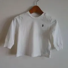 おすすめ♥♡Ralph Lauren ベビー 長袖Tシャツ ホワイトのサムネイル