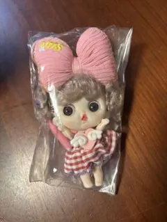 ドールチャーム キーホルダー ピンク