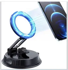 スマホホルダー 強力磁気 360°回転 車 耐熱耐寒 全機種対応