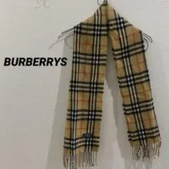 Burberrys 白タグ カシミヤ100% マフラー ノバチェック 英国製 - メルカリ