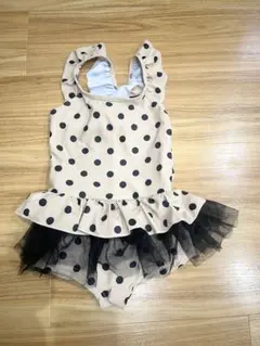 ベビー 水着 女の子 フリルワンピース 水玉柄