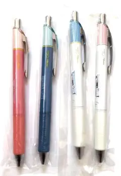 ❬未使用❭ぺんてる ENERGEL clena ボールペン 4本セットのサムネイル