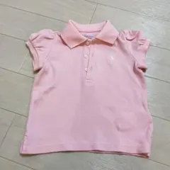 ラルフローレン　キッズポロシャツ　コットン100% 12M ピンク