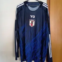 n*a様 サッカー 日本代表 ユニフォーム Y-3オーセンティック 長袖ユニ