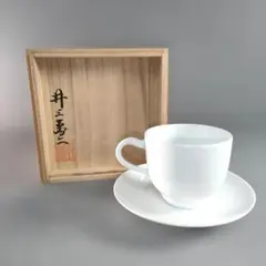 人間国宝井上萬二本人作彫文サインあり白磁笹彫文完品　箱萬二窯の為お安く出品合箱 井上萬二窯 白瓷笹彫文湯呑 – ギャラリー一番館オンラインショップ