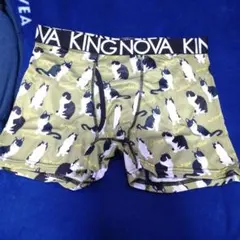 ボクサーパンツ　前開き　ネコ柄　猫柄　サイズＬＬ　新品未使用