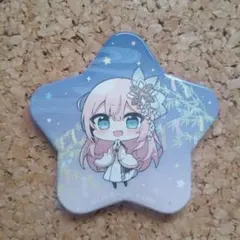 巡音ルカ　星型缶バッジ