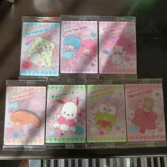 サンリオキャラクターズ　カードセット　7枚
