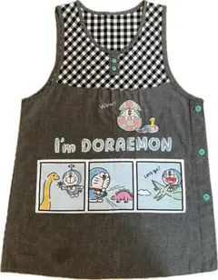 値下げ ドラえもん エプロン 保育士 幼稚園 キャラクターエプロン 作業用にも