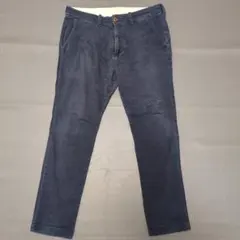 HOLLISTER ホリスター スキニーチノパンツ W32 L30 ネイビー 紺