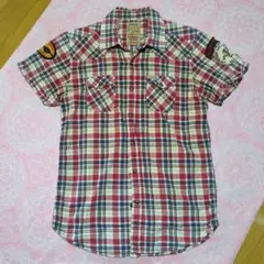 Scotch & Soda チェック柄 半袖シャツ　メンズ　ビンテージ
