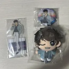 名探偵コナン 松田陣平 ぬいぐるみ F賞 セガラッキーくじ アクスタ 缶バッジ