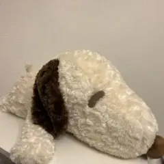 スヌーピー 寝そべり 特大 ぬいぐるみ ブラウン