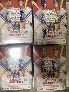 Topps 2026 series1 value 4ボックス 新品未開封