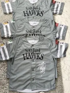 SoftBank Hawks ユニフォーム 3枚セット グレー