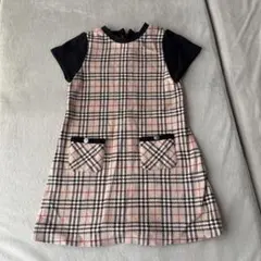 BURBERRY チェック柄 半袖ワンピース