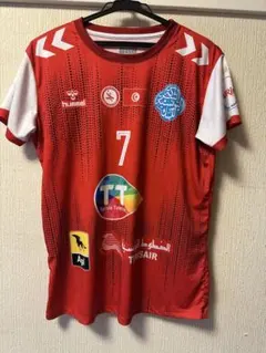 Hummel チュニジア代表 ハンドボール ユニフォーム 7番　スポーツ着のサムネイル