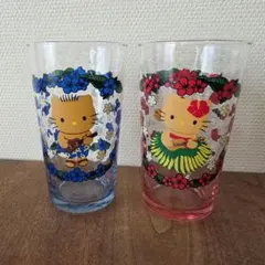 ハローキティ ガラスコップ 2個セット