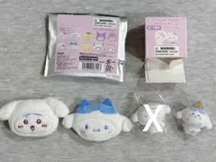サンリオ　ちいかわ　コラボ　シークレット　シナモロール x ハチワレ 3点set