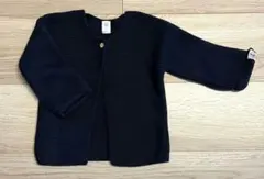 プチバトー　petit bateau ニットカーディガン 紺18m/81cm