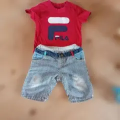 FILA Tシャツ（FILA）（100センチ） ハーフパンツ（95センチ）のサムネイル