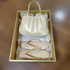 草履とバッグのセット