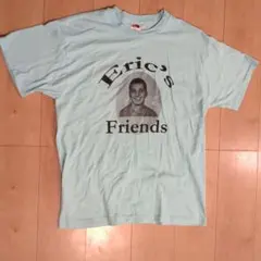 【USA古着】FRUITOFTHELOOM プリントTシャツ 水色