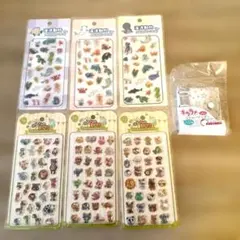 【男の子におすすめ】ぷくぷくキャンディ 海の生き物 ゆるかわ動物 シール手帳
