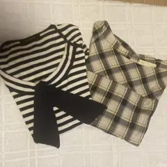 ketty ボーダー BEAMS チェック 2枚セットのサムネイル
