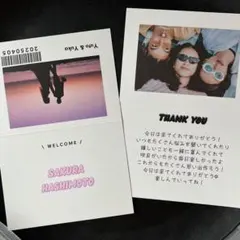 【写真入り】ポパイ風席札　POPEYE風　HS07