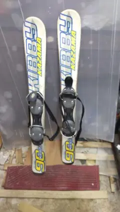 KIBBY KAZAMA スキー 90cm バインディング付き