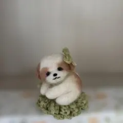 羊毛フェルト　シーズー犬のサムネイル
