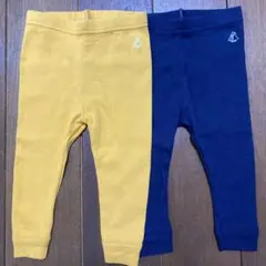 プチバトー　パンツ　2本セット　67センチ
