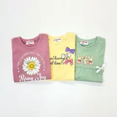 子供服 女の子 90cm 長袖 Tシャツ まとめ売り 新品 YFN15