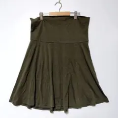 Old Navy マタニティ フレアミニスカート カーキ Sのサムネイル